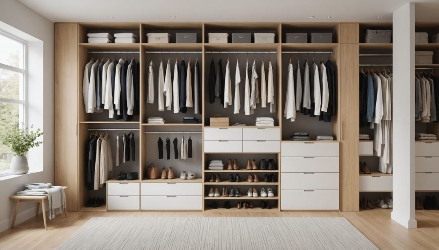 Créer un dressing fonctionnel et moderne : les points clés